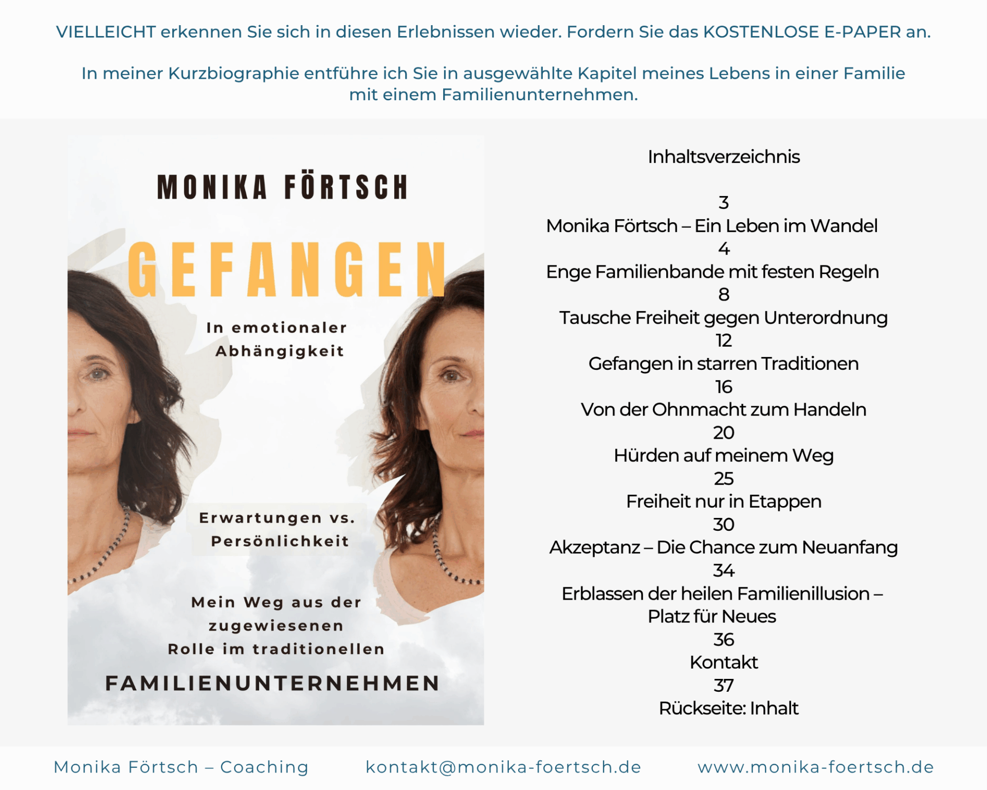 Monika Foertsch – Coaching für Personen aus Unternehmerfamilien Monika Foertsch – Coaching für Personen aus Unternehmerfamilien